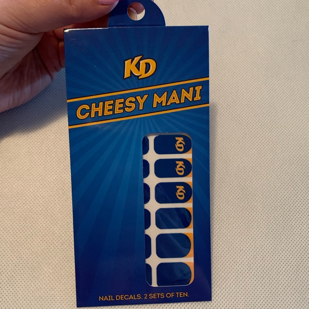 KD Cheesy Mani Nail Decals